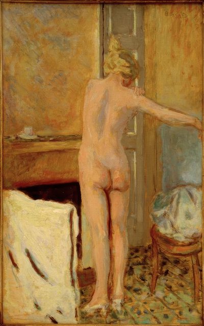 Stehender Akt von hinten von Pierre Bonnard